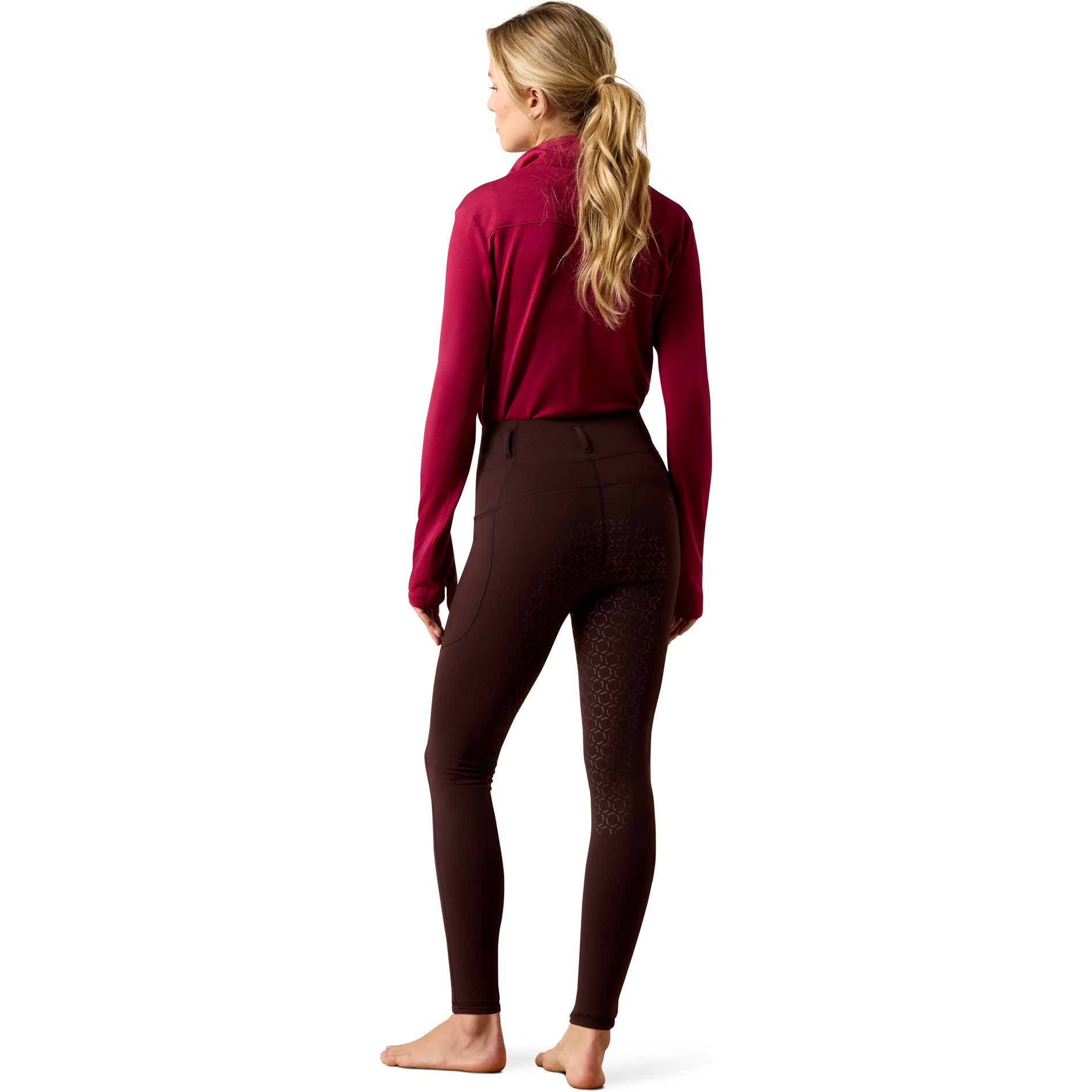 2026 Ariat Womens Venture 2.0 Thermal Full Seat Tight 10079212 - Chocolate Plum
